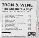 Cover of The Shepherd's Dog, 2007, CDr