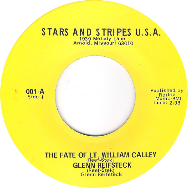 télécharger l'album Glenn Reifsteck - The Fate Of Lt William Calley