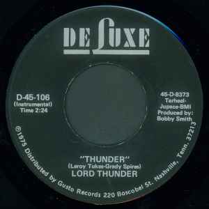 Lord Thunder - Thunder / Try A Little Harder album cover