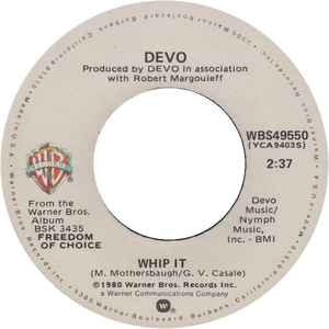 Devo - Whip It album cover
