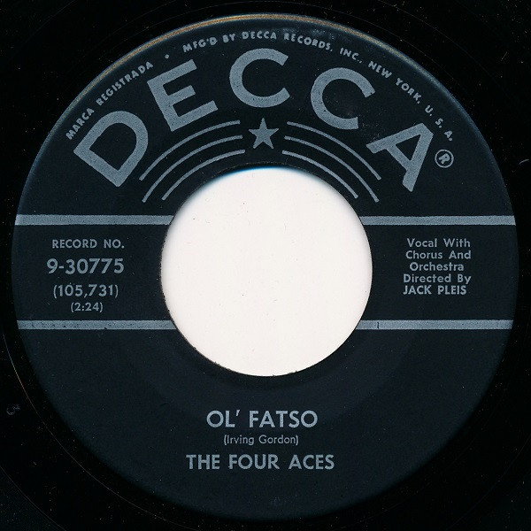 Album herunterladen The Four Aces - The Christmas Tree Ol Fatso