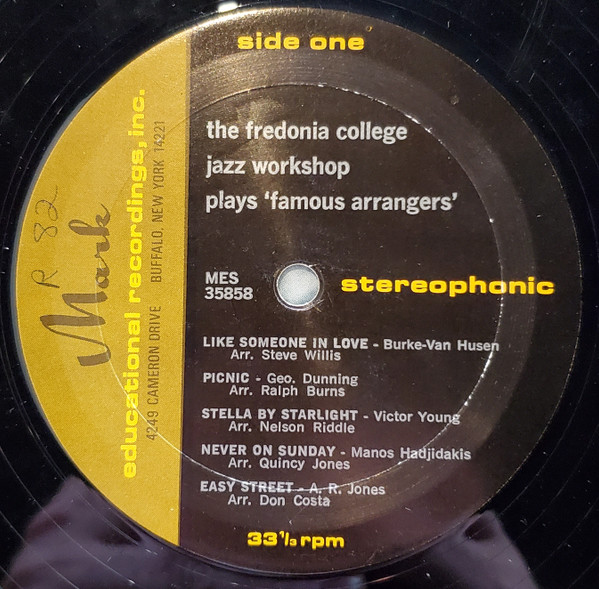 ladda ner album The Fredonia College Jazz Workshop - Plays Famous Arrangers