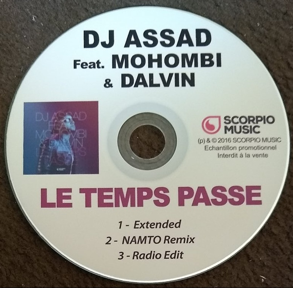 last ned album DJ Assad Feat Mohombi - Le Temps Passe