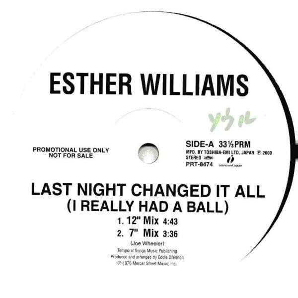Esther Williams – Last Night Changed It All (I Really Had A Ball 