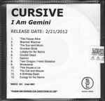 Cover of I Am Gemini, 2012, CDr