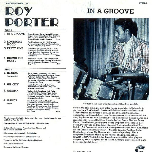 Album herunterladen Roy Porter - In A Groove