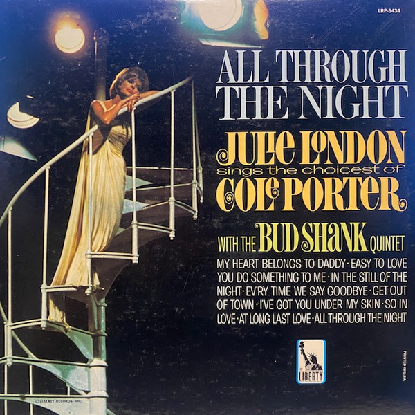 Julie London With The Bud Shank Quintet – All Through The Night 