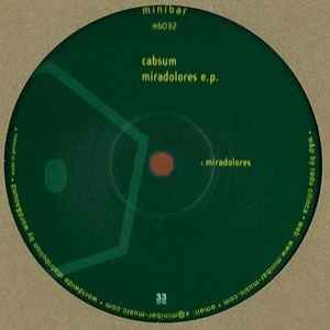 Cabsum - Miradolores E.P. album cover