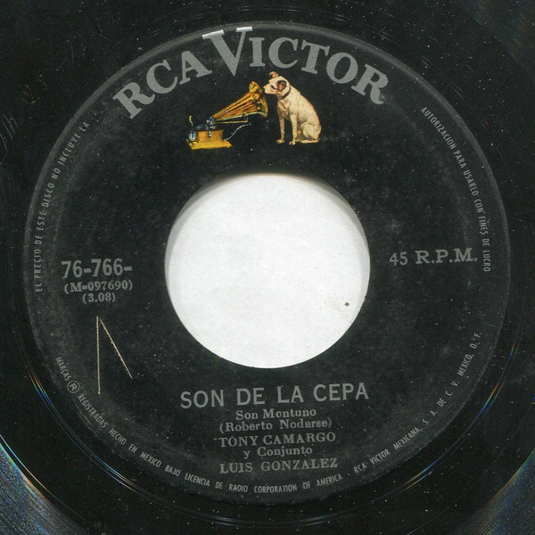 Tony Camargo Y Conjunto Luis Gonzalez – Son De La Cepa / Linda Guajira  (1958, Vinyl) - Discogs