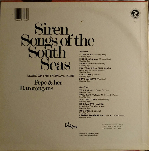 descargar álbum Pepe & Her Rarotongans - Siren Songs Of The South Seas