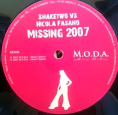 Album herunterladen Shaketwo Vs Nicola Fasano - Missing 2007