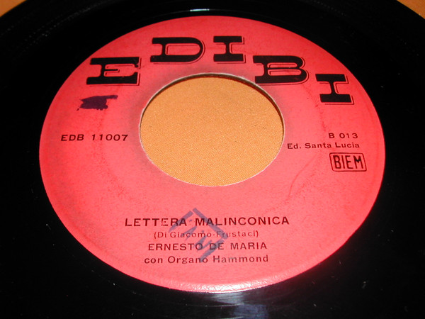 last ned album Ernesto De Maria - Lettera Malinconica A Nuvena