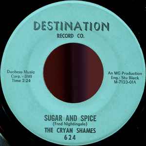 The Cryan' Shames - Sugar And Spice album cover
