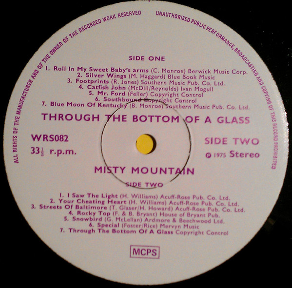 ladda ner album Misty Mountain - Through The Bottom Of A Glass