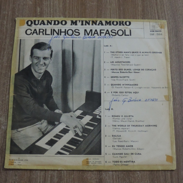 baixar álbum Carlinhos Mafasoli - Quando Minnamoro