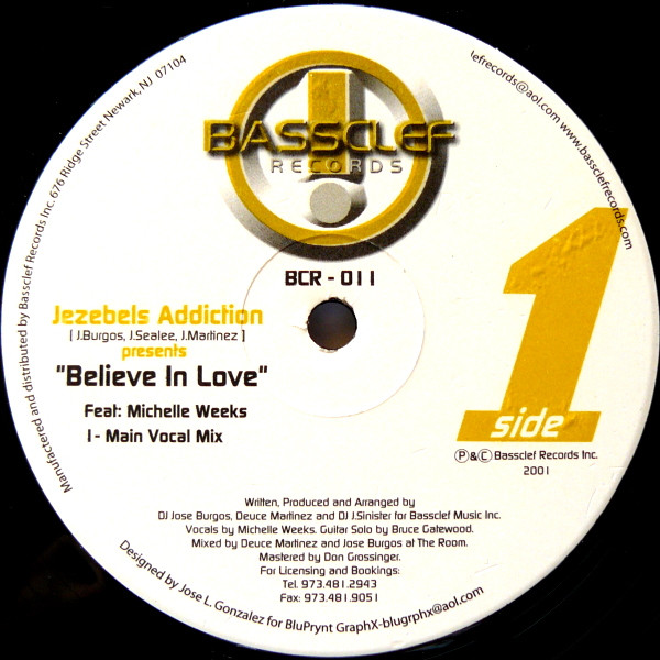 Album herunterladen Jezebels Addiction Feat Michelle Weeks - Believe In Love