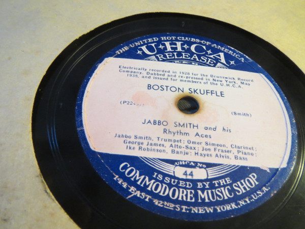 Jabbo Smith And His Rhythm Aces – Jazz Battle / Boston Skuffle