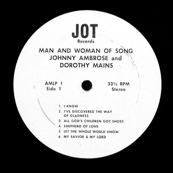 last ned album Dorothy Mains & Johnny Ambrose - A Man And Woman Of Song