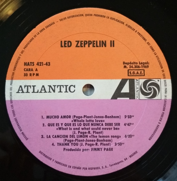 Led Zeppelin, III, / vinilo -  España