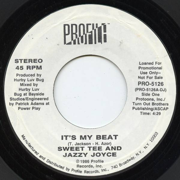 Sweet Tee And Jazzy Joyce – It's My Beat (1986, Vinyl) - Discogs