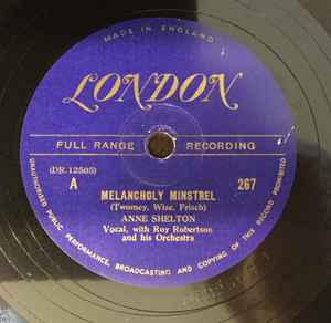 Anne Shelton - Melancholy Minstrel / The Velvet Touch  album cover