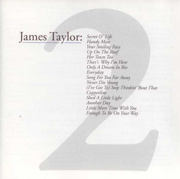 James Taylor - Greatest Hits Volume 2 | Releases | Discogs