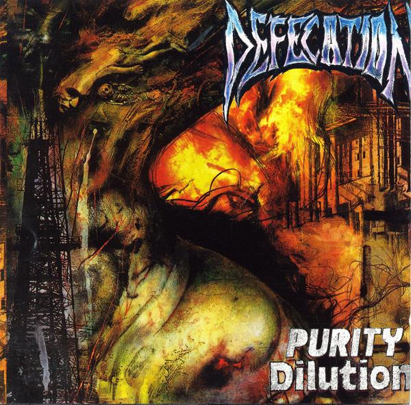 defecation purity dilution 1989 cd 1st press NB018 napalm death 