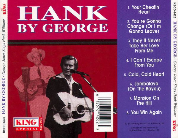 ladda ner album George Jones - Hank By George George Jones Sings Hank Williams