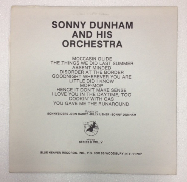 télécharger l'album Sonny Dunham And His Orchestra - The Things We Did Last Summer