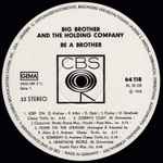 Cover of Be A Brother, 1970, Vinyl