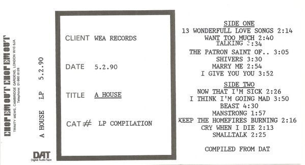 last ned album A House - LP Compilation