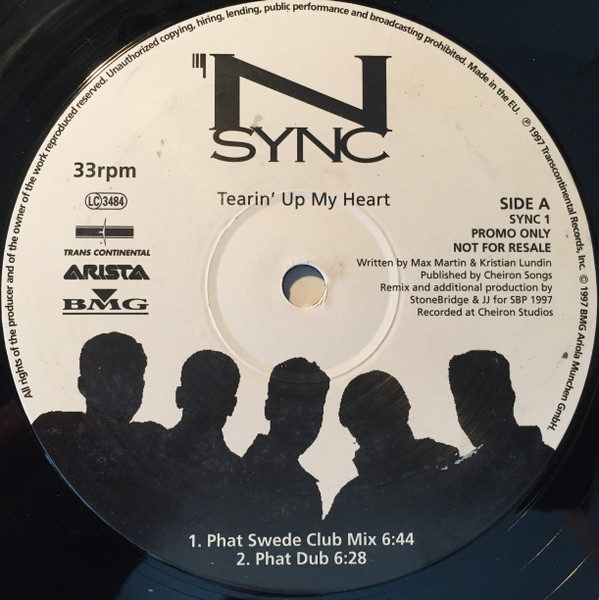 N Sync - Tearin' Up My Heart | Releases | Discogs