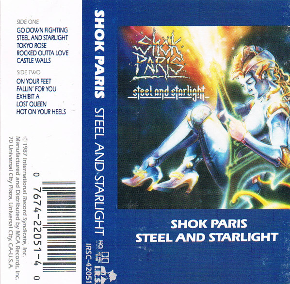 Shok Paris – Steel And Starlight (1987, Cassette) - Discogs