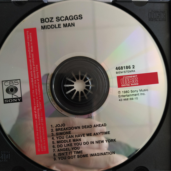 Album herunterladen Boz Scaggs - Middle Man