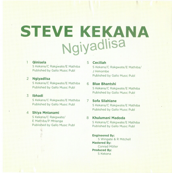 ladda ner album Steve Kekana - Ngiyadlisa
