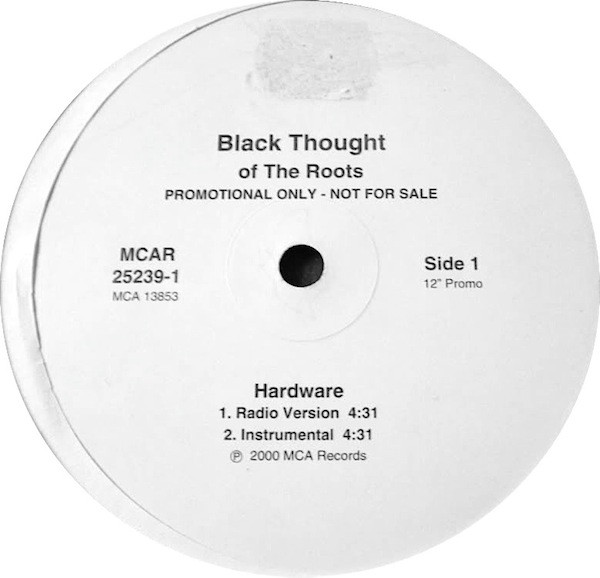 Black Thought – Hardware (2000, Vinyl) - Discogs