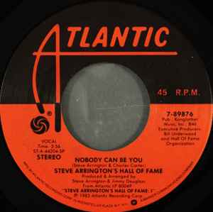 Steve Arrington's Hall Of Fame - Nobody Can Be You album cover