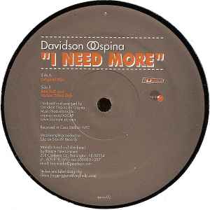 Davidson Ospina - I Need More album cover