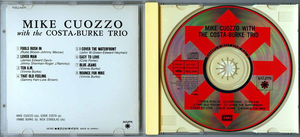 □即決 JAZZ Mike Cuozzo / with the Costa Burke trio jgm1027 j38266