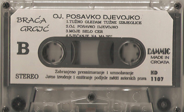 descargar álbum Braća Grgić - Oj Posavko Djevojko