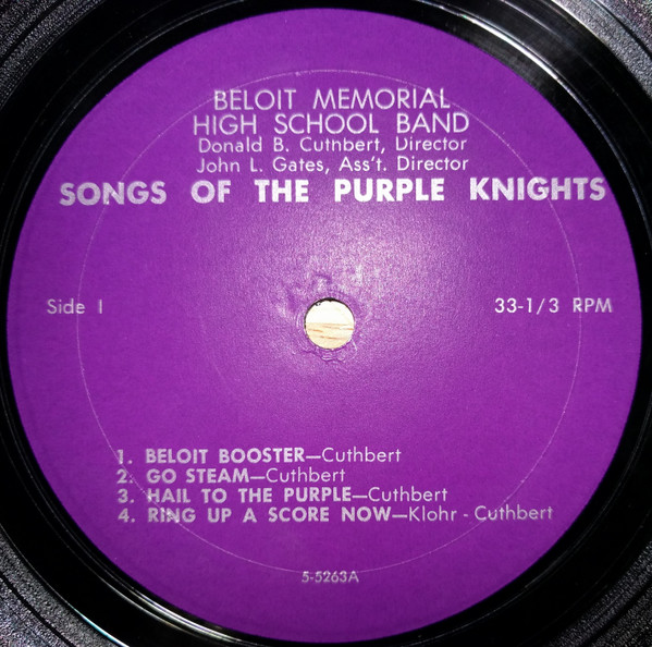 télécharger l'album Beloit Memorial High School Band - Songs of The Purple Knights