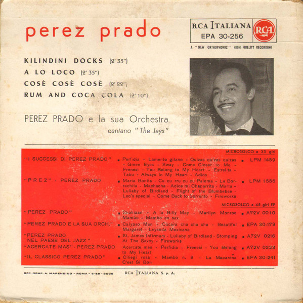 ladda ner album Perez Prado - Kilindini Docks