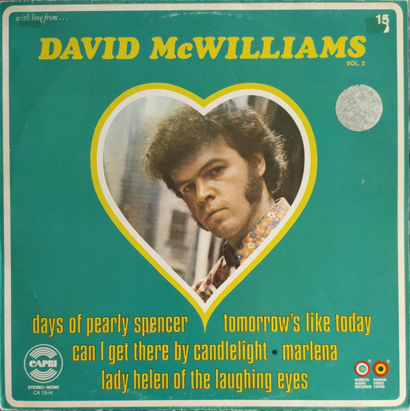 David McWilliams - David McWilliams Vol. 2 | Releases | Discogs