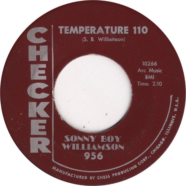Album herunterladen Sonny Boy Williamson - Temperature 110 Lonesome Cabin