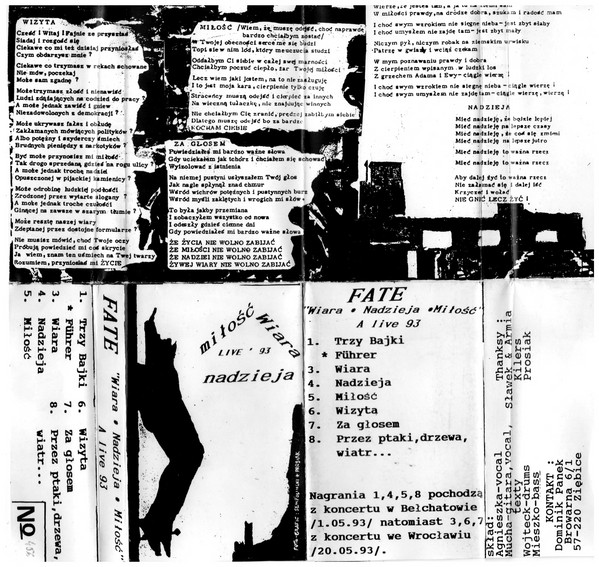 descargar álbum Fate - Wiara Nadzieja Miłość a live 93