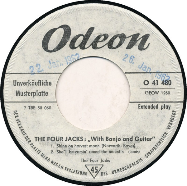 last ned album Four Jacks - The Four Jacks With Banjo And Guitar