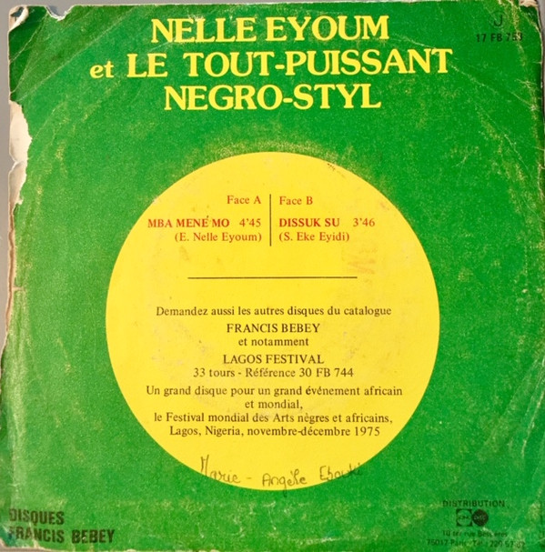 baixar álbum Nelle Eyoum Et Le ToutPuissant NegroStyl - Mba Mene Mo
