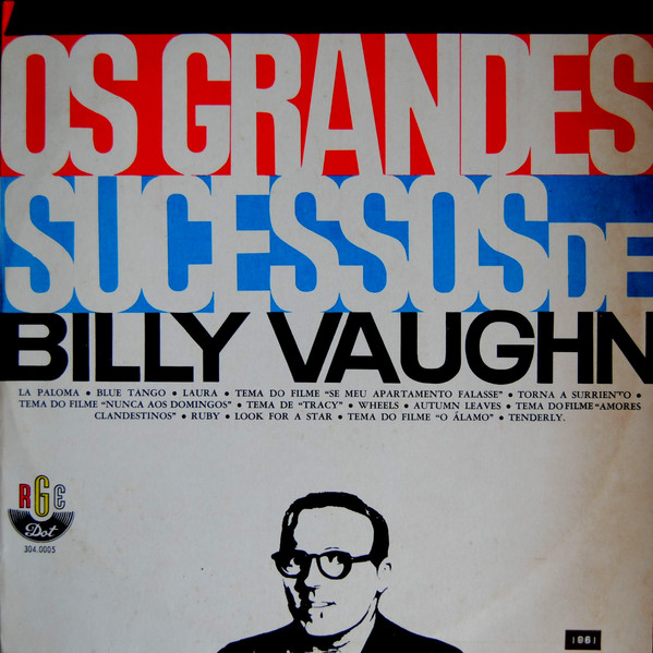 Billy Vaughn – Os Grandes Sucessos De Billy Vaughn (1961, Vinyl