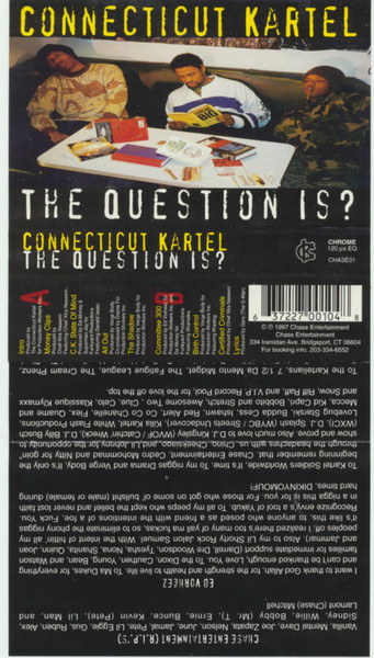 Connecticut Kartel – The Question Is? (2017, CD) - Discogs