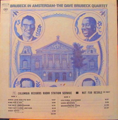 Album herunterladen The Dave Brubeck Quartet - Brubeck In Amsterdam